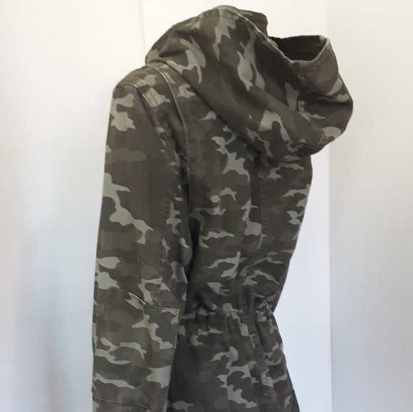 UNIVERSAL THREAD 100% Cotton Camo Utility Field Anorak Jacket Sz. L - Picture 8 of 12